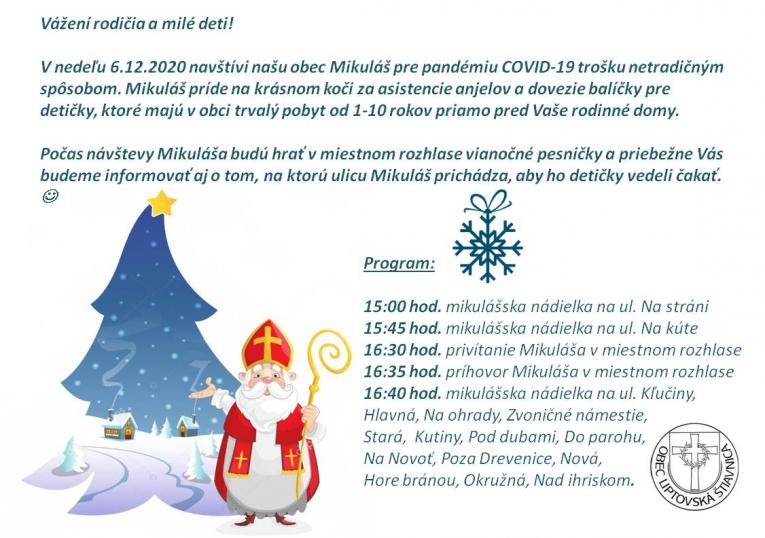 Mikuláš 2020