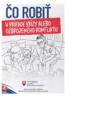 Čo robiť v čase krízy alebo ozbrojeného konfliktu